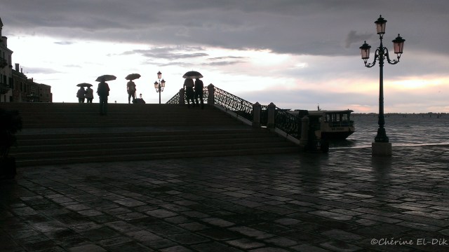 Venice under the rain